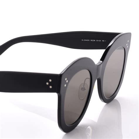 celine sunglasses 41443 s|CELINE Chris Sunglasses CL 41443/S Black.